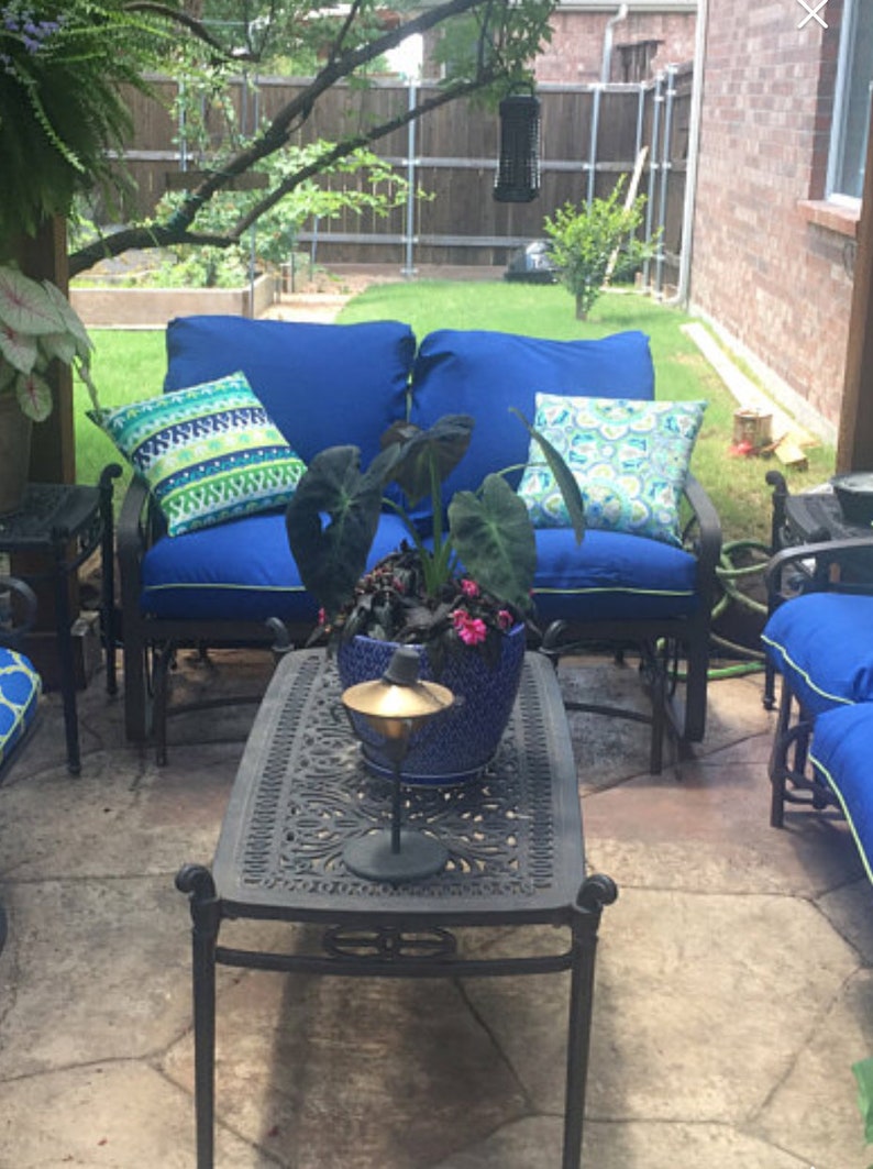 Outdoor Chaise Cushion Cover Cushion Covers Made to Order Etsy