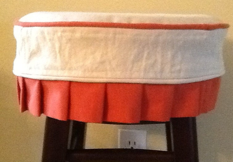 Barstool Slipcover made to Order with Straight or Pleated Etsy