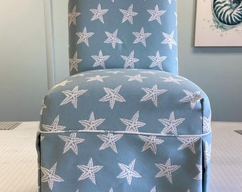 Parsons chair slipcover copy with skirt