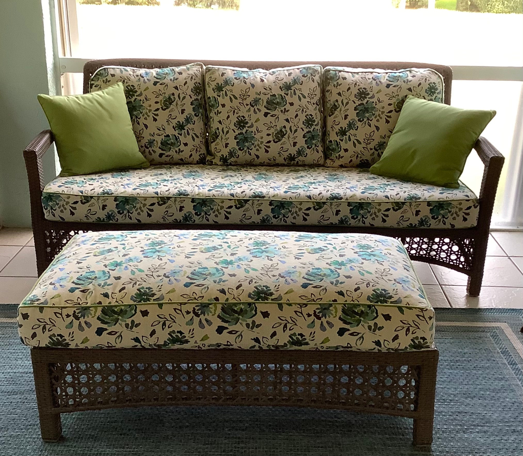 CUSTOM Outdoor Patio Furniture Replacement Cushion Covers With Optional Piping and Zipper Etsy