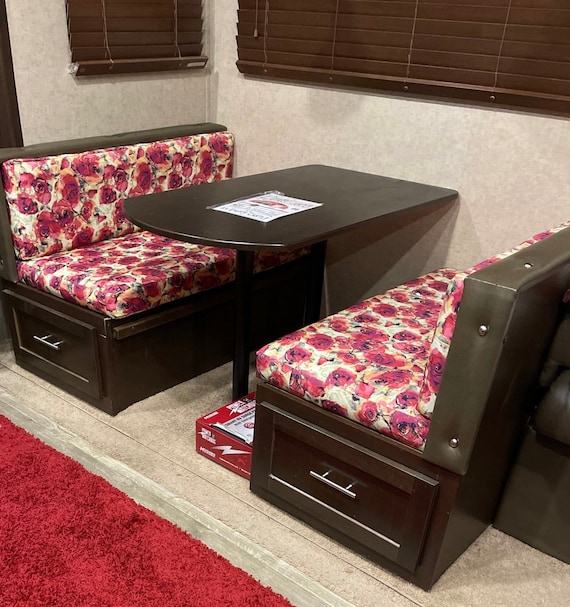 Camper Cushion Covers Dinette Cushion Covers Replacement RV Cushion Covers Banquette Cushions Motor Home Cushions Etsy