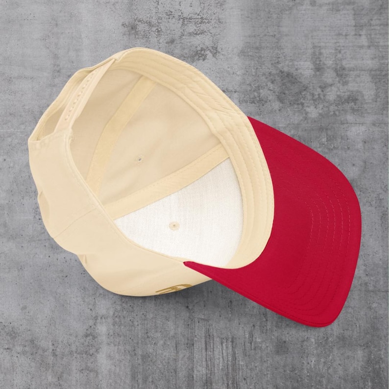 Kansas City Script Hat | Vintage Style 5 Panel Snapback Cap image 10