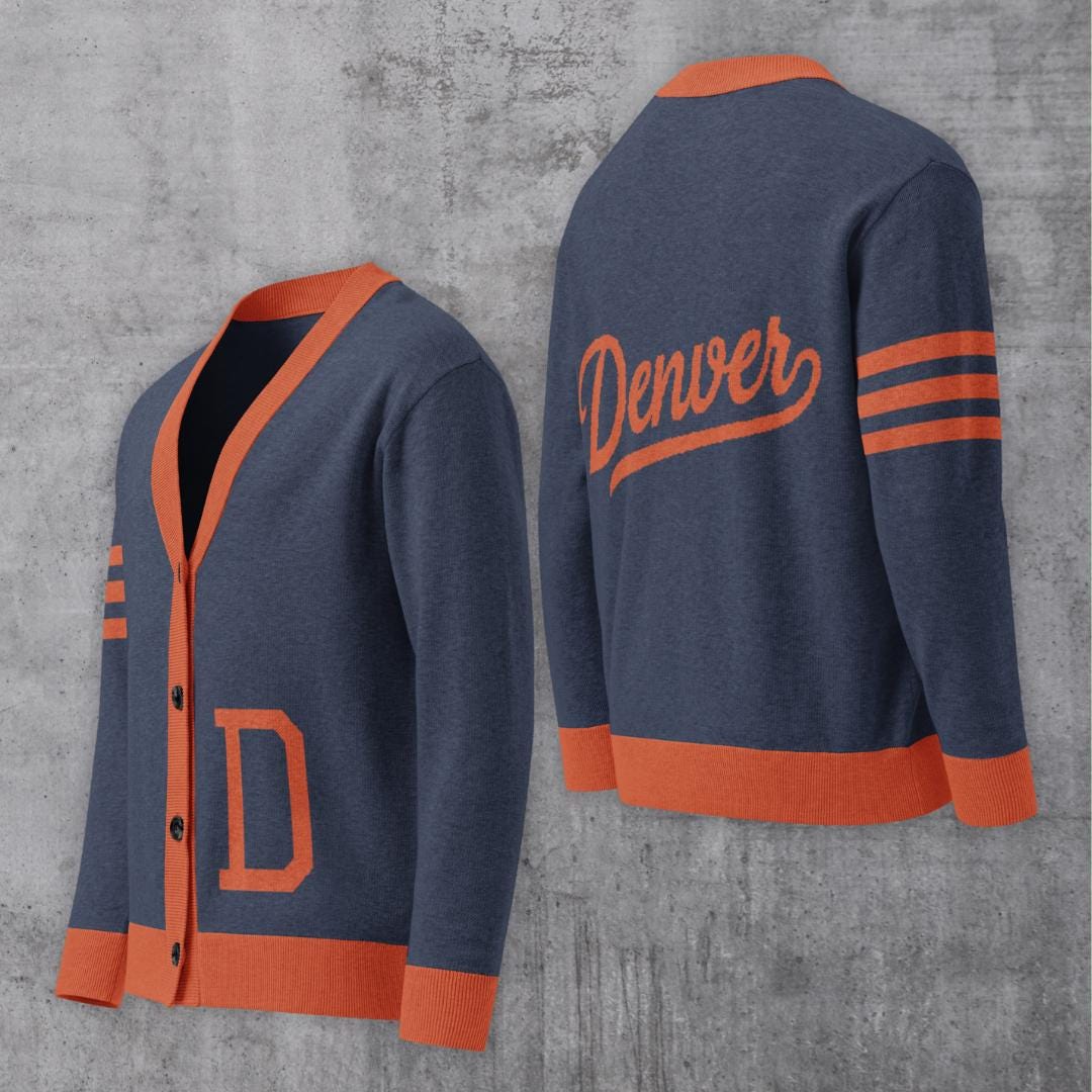 Discover Denver Vintage Cardigan for Men and Women