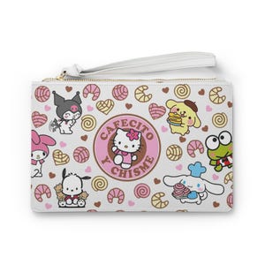 Cute Character Clutch Bag - Kawaii Accessory for Daily Use, Gifts for Friends, Festivals, Party Essentials, Fashion Statement, Fun Storage