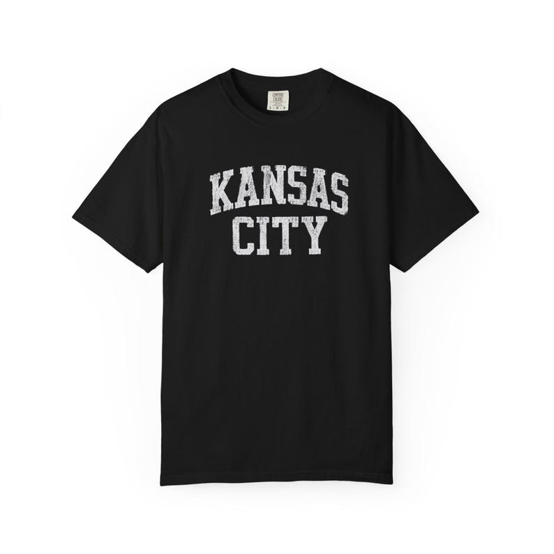 Kansas City Shirt | Vintage KC Tee | Retro Football & Baseball T-Shirt | Midwest Gameday Comfort Colors Unisex Tee | Womens Mens Tshirt image 10