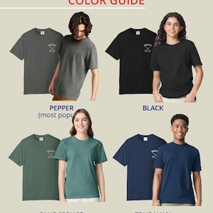 Briar Hockey Shirt | Campus Inspired Tee | Comfort Colors TShirt | Graham Logan Tucker Di Laurentis T-Shirt image 11