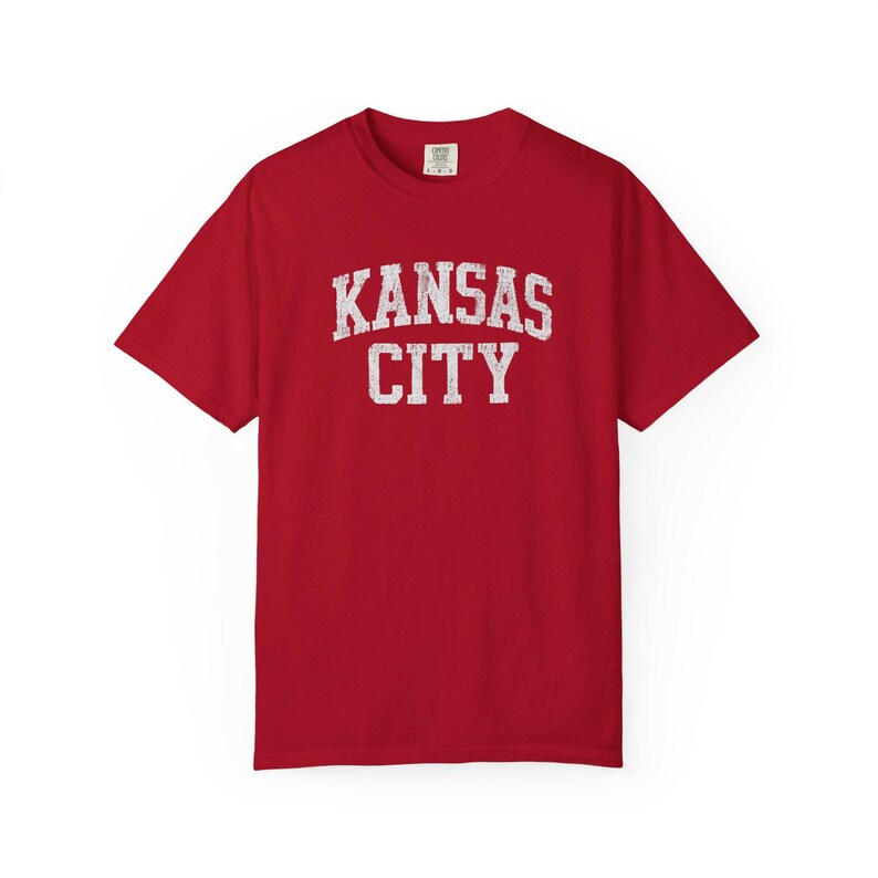 Kansas City Shirt | Vintage KC Tee | Retro Football & Baseball T-Shirt | Midwest Gameday Comfort Colors Unisex Tee | Womens Mens Tshirt image 13