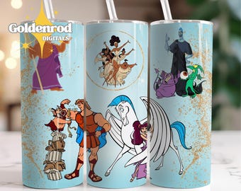 20 oz Hercules Inspired Tumbler Wrap, PNG , Sublimation Design