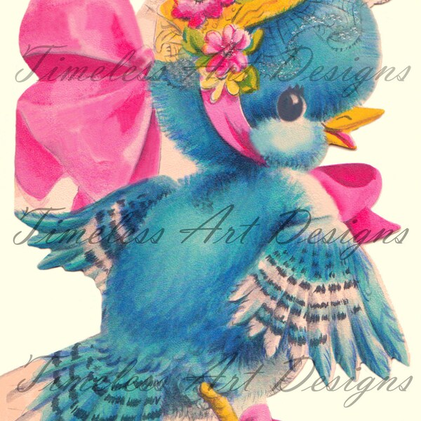 Vintage Bluebird - Etsy