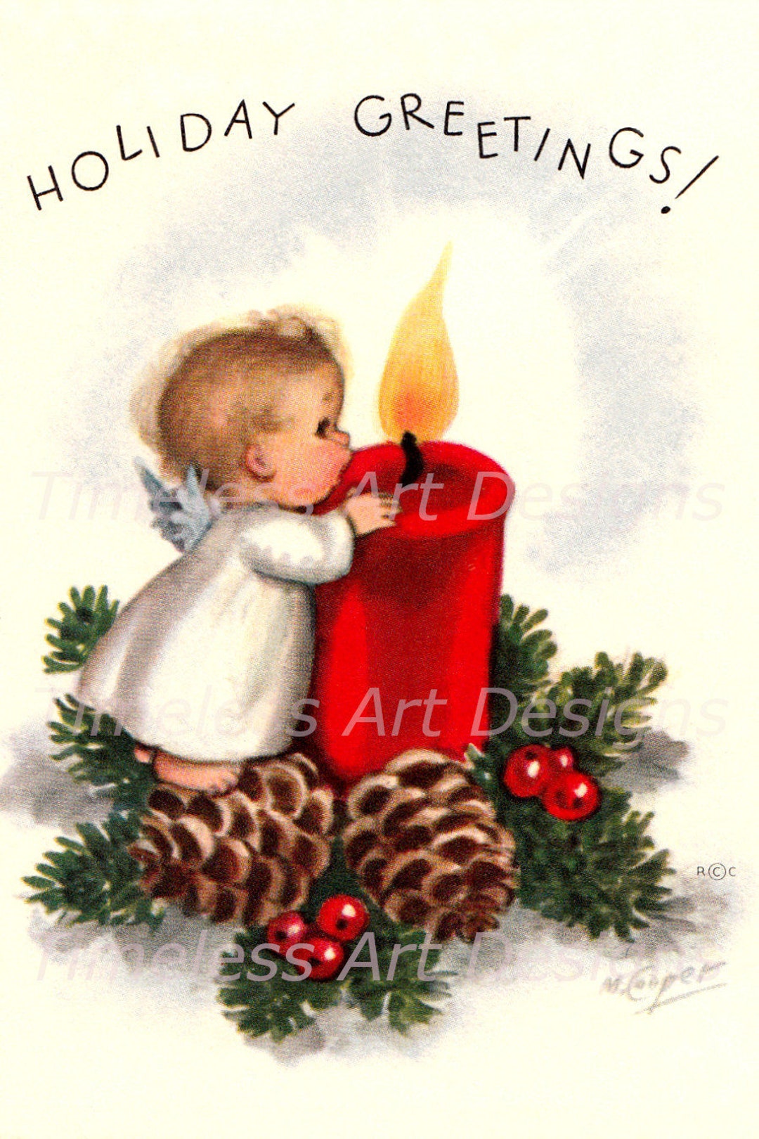 Buy Digital Download Image Darling Baby Angel Cherub Candle Online ...