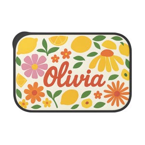 Personalized Bento Box, Lunch Containers with Utensils, Eco-Friendly Meal Prep Kit, Custom Lunchbox, Food Storage Organizer