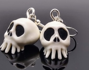 Haunted Mansion Nightmare Before Christmas skull pendientes