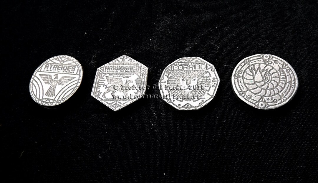 Dune House Pins. Atreides, Harkonnen, and Corrino and a Dune Pin Etsy