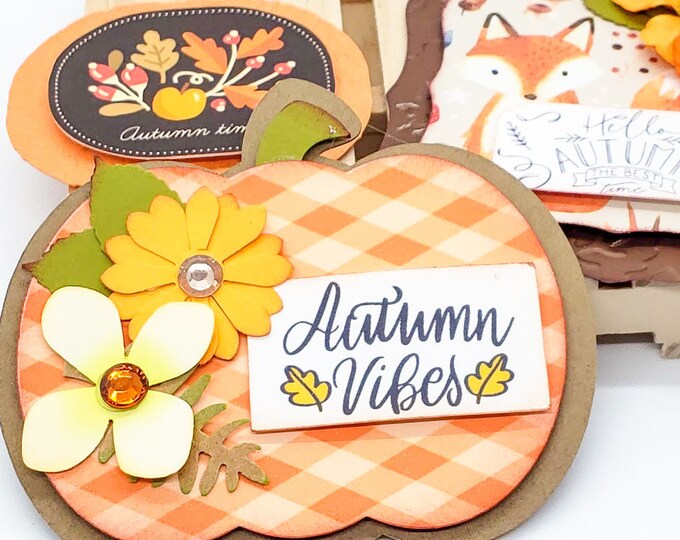 Paper Embellishments Scrapbook Embellishments Fall Planner Etsy