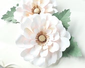 Download Easy Paper Flower Tutorial Paper Flower Templates Cricut 3d Flowers Svg Pdf Small Flowers Party Decor Annabelle Flower By More Paper Than Shoes Catch My Party