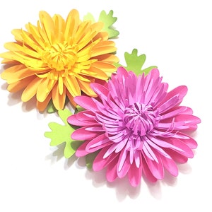 Easy Paper Flower Tutorial Paper Flower Templates DIY Flowers 3D Flowers SVG/PDF Small Flowers Party Decor Debbie Flower image 4