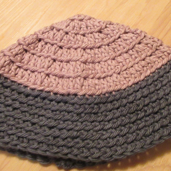 Kippot, Kippah, Extra Large Crochet Kippot, Jewish Head Covering, Cotton Kippot