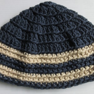Kippot, Kippah, Extra Large Crochet Kippot, Jewish Head Covering, Cotton Kippot