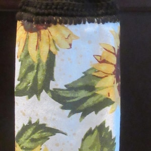 Sunflower Towel, Hanging Kitchen Towel, Sunflowers