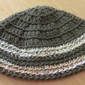Kippot Cotton Kippah Extra Large Crocheted Kippa Jewish Head Covering Synagogue Sabbath Torah Rosh Hashanah Yom Kippur Hanukkah