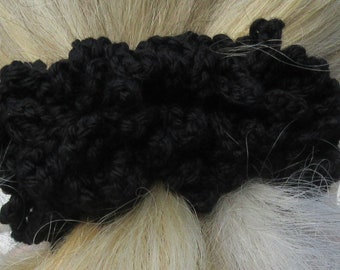 Black Scrunchie, Scrunchie, Black Ponytail Holder