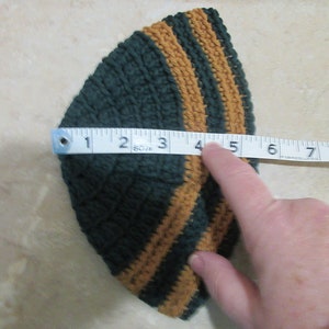 Rainbow Kippa, Kippot, Extra Large Crocheted Kippa, Cotton Kippah, Jewish Head Covering image 4