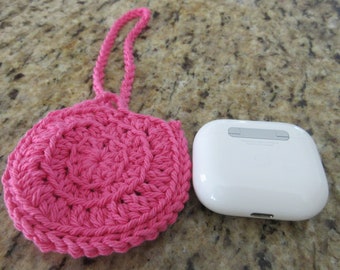 Crochet Air Pod Case, Crocheted Pouch, Air Pod Carrier