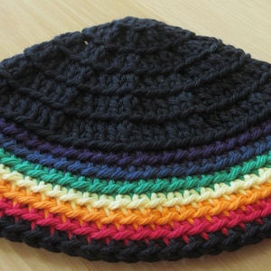 Kippah, Kippot, Rainbow Kippa, Yarmulke, Frik Kippot image 1