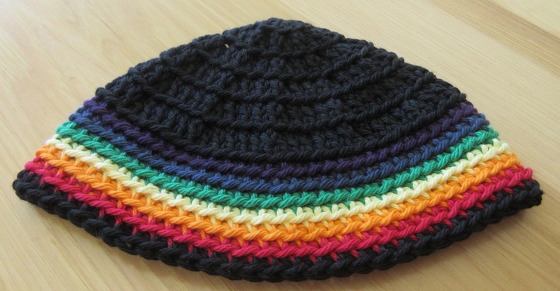 Kippah, Kippot, Rainbow Kippa, Yarmulke, Frik Kippot image 1