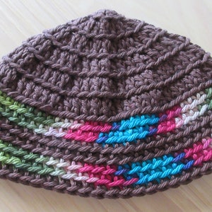 Kippot, Extra Large Crocheted Kippa, Cotton Kippah, Jewish Head Covering