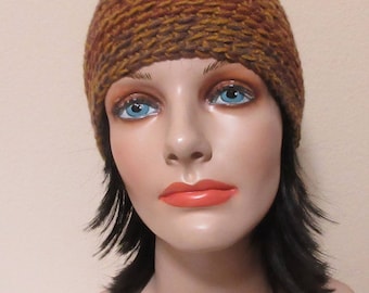 Beanie, Rust Beanie, Cold Weather Accessory, Rust Snow Hat, Gender Neutral Hat