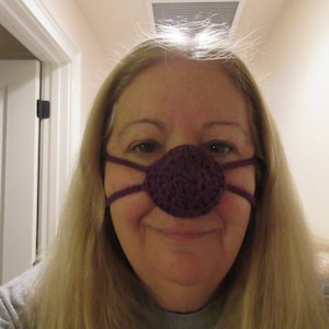 Nose Warmer, Nose Muff, Nose Cover, Winter Accessory, Nose Hat, Nose Mitten, Nose Cap, Nose Cozy Heater, Over the Hill Birthday Gift
