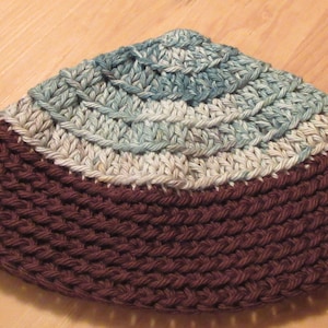Kippot, Kippah, Extra Large Crochet Kippot, Jewish Head Covering, Cotton Kippot