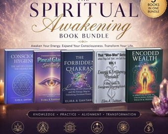 Spiritual Awakening Book Bundle: Chakras, Pineal Gland, Wealth, Energy (5 Books)