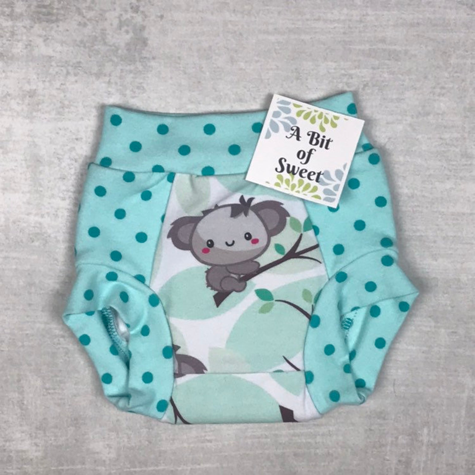 Koala Trainer Underwear size 1218m One of a Kind Clearance Etsy