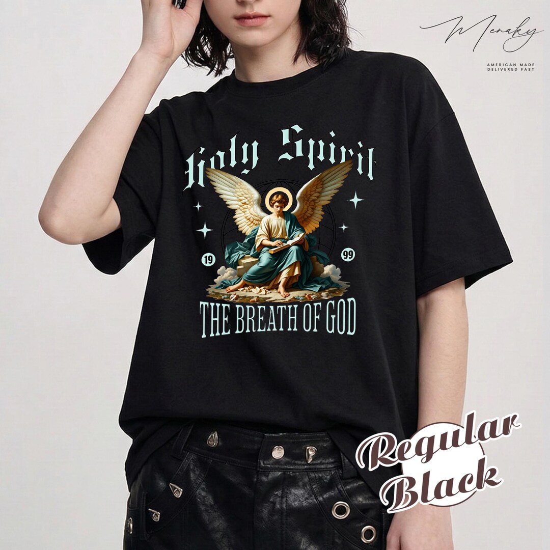 Holy Spirit the Breath of God Christian Faith Tee, Bible Verse Apparel ...