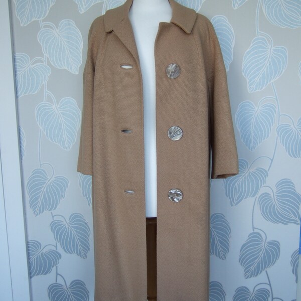 1950s Camel Swing Coat