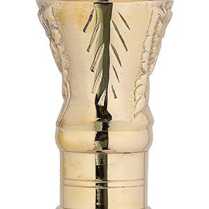 Three fold Brass Handle Wooden Walking Cane – Vintage Folding Stick for Men & Women