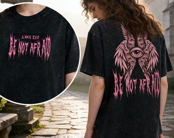 Haben Sie keine Angst Seraphim gewaschenes christliches T-Shirt Glaube Shirt Bibel Vers Lukas 2:10 T-Shirt Jesus Liebhaber T-Shirt Top religiöses Geschenk