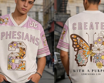 Christlicher Jersey – Epheser 2:10 designed with Butterfly Streetwear