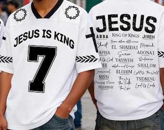 Christliches Streetwear-Jersey Jesus ist König Netzjersey Jesus Trendy Jersey Kirche Jersey WM-Jersey Jugend religiöses Geschenk für ihn sie