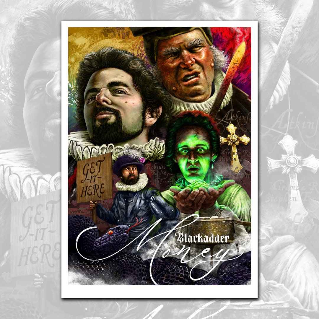 Blackadder money' Signed Limited Edition A3 Vintage Film Etsy