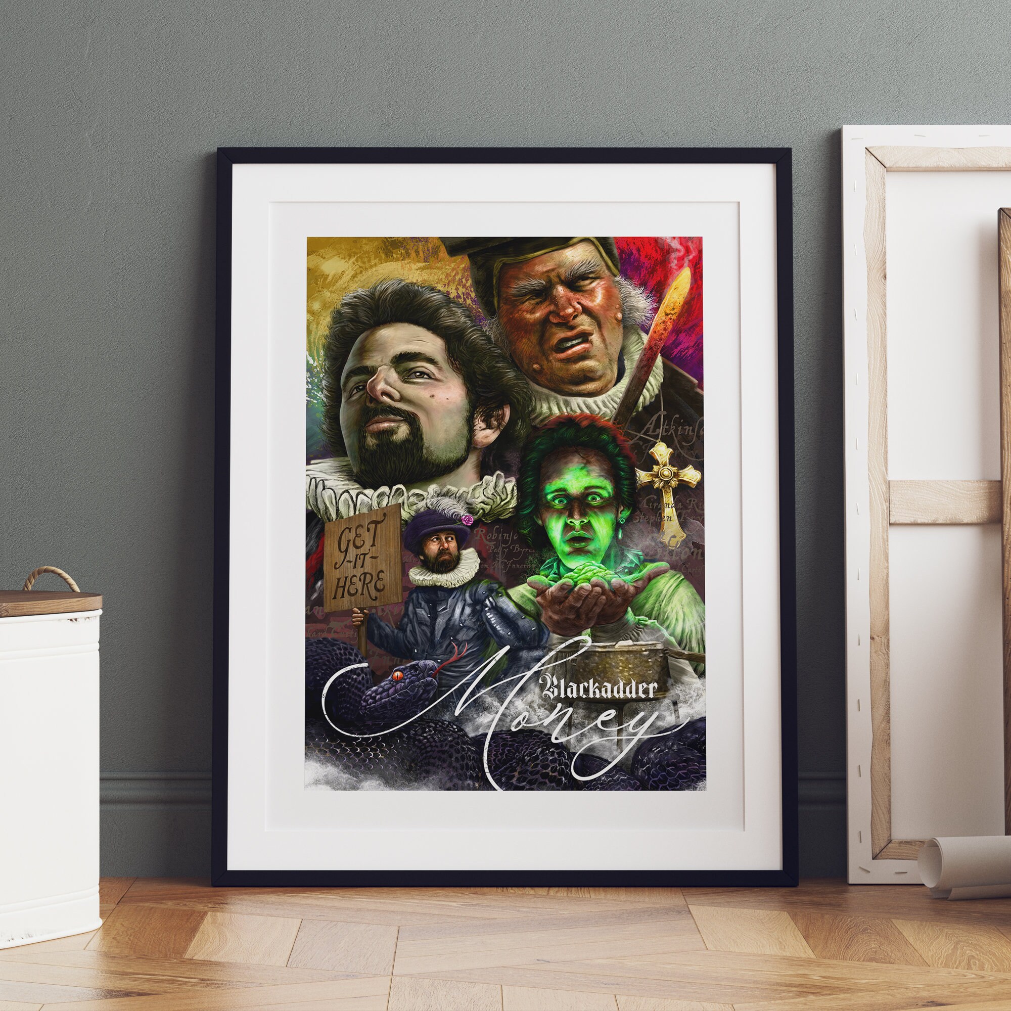 Blackadder money' Signed Limited Edition A3 Vintage Film Etsy