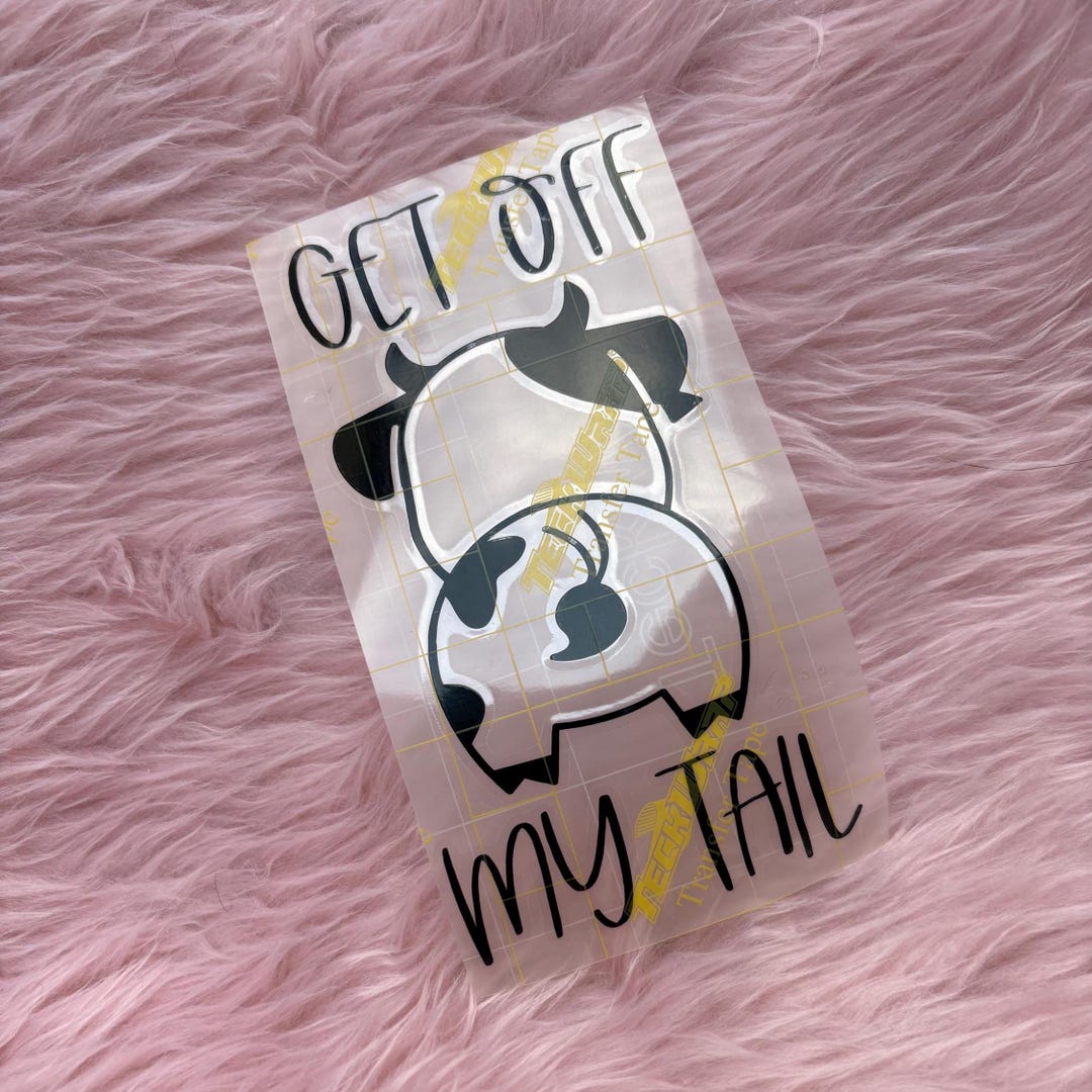 Cow Sticker Vinyl Decal: 