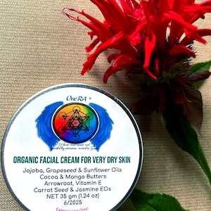 Organic Ultra-Moisturizing-Nourishing Face Cream for Dry Skin | Jasmine & Carrot | All-Natural | No Preservatives | Nourishing and Handmade