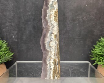Rare Lavender Dendritic Fluorite Tower — UV Reactive — 0.46 lbs.