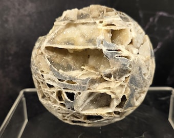 XL Sphalerite Crystal 106 mm Sphere – 2.71 lbs. Large Gemstone Ball – 4.1
