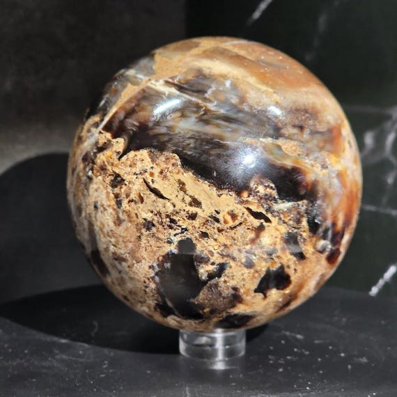 Chocolate Calcite Sphere 71mm