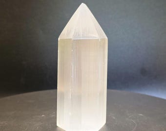 Mini Selenite Tower — Pure & Radiant White Glow