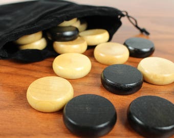 Crokinole Pieces Regulation Size 1-1/4" wooden biscuits, Board Game Accessories, Paul Szewc, Crokinole Discs